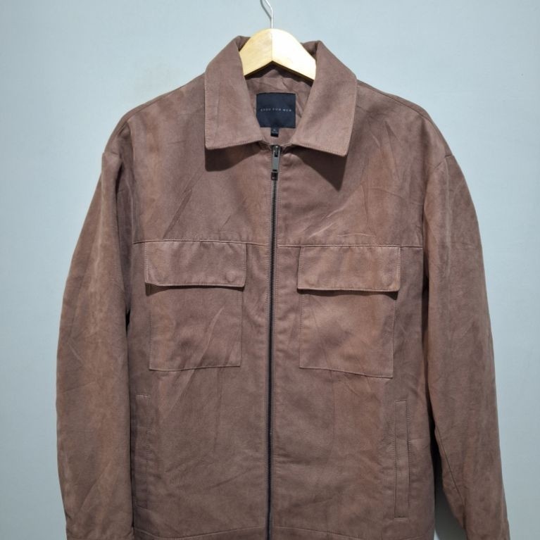 Jaket Spao For Men Suede