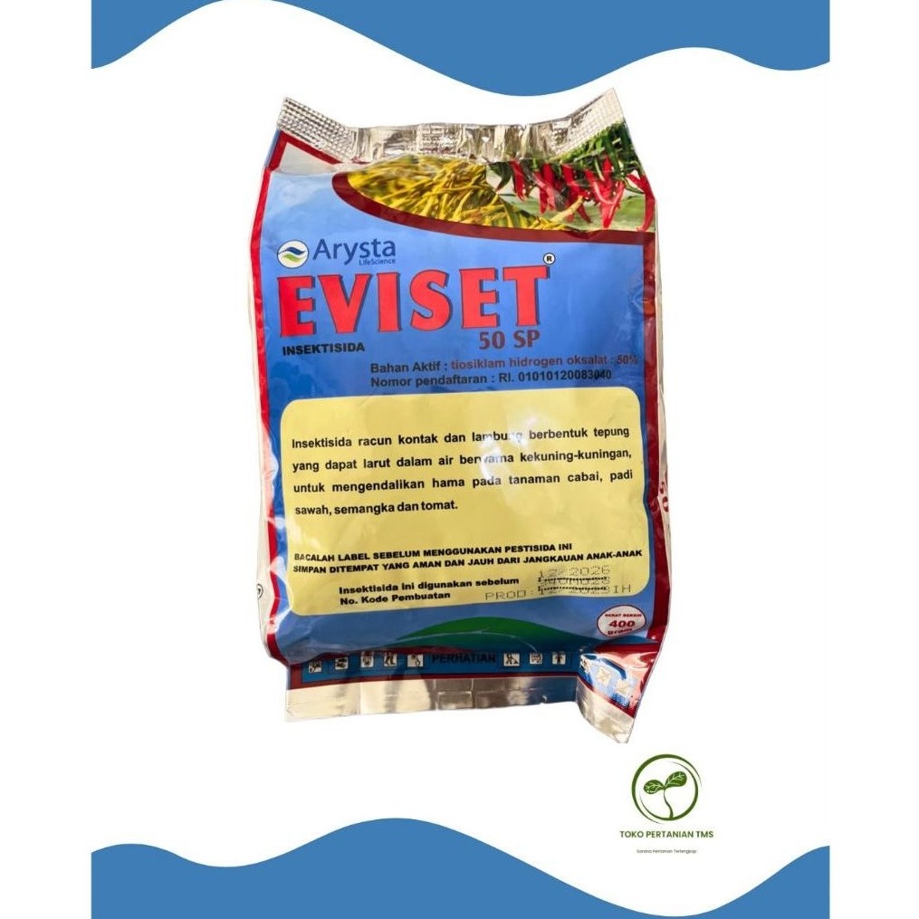 Insektisida EVISET 50 SP (Kemasan 100 gram dan 400 gram) - Arysta