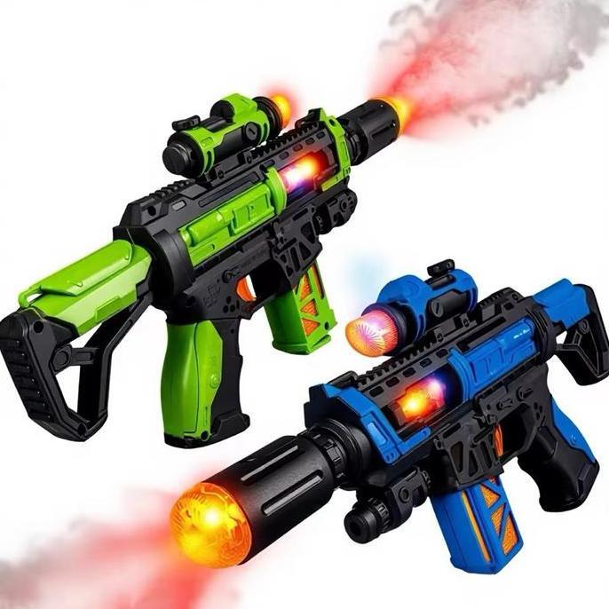 mainan Anak pistol music & Laser Getar Mainan Senjata Mainan