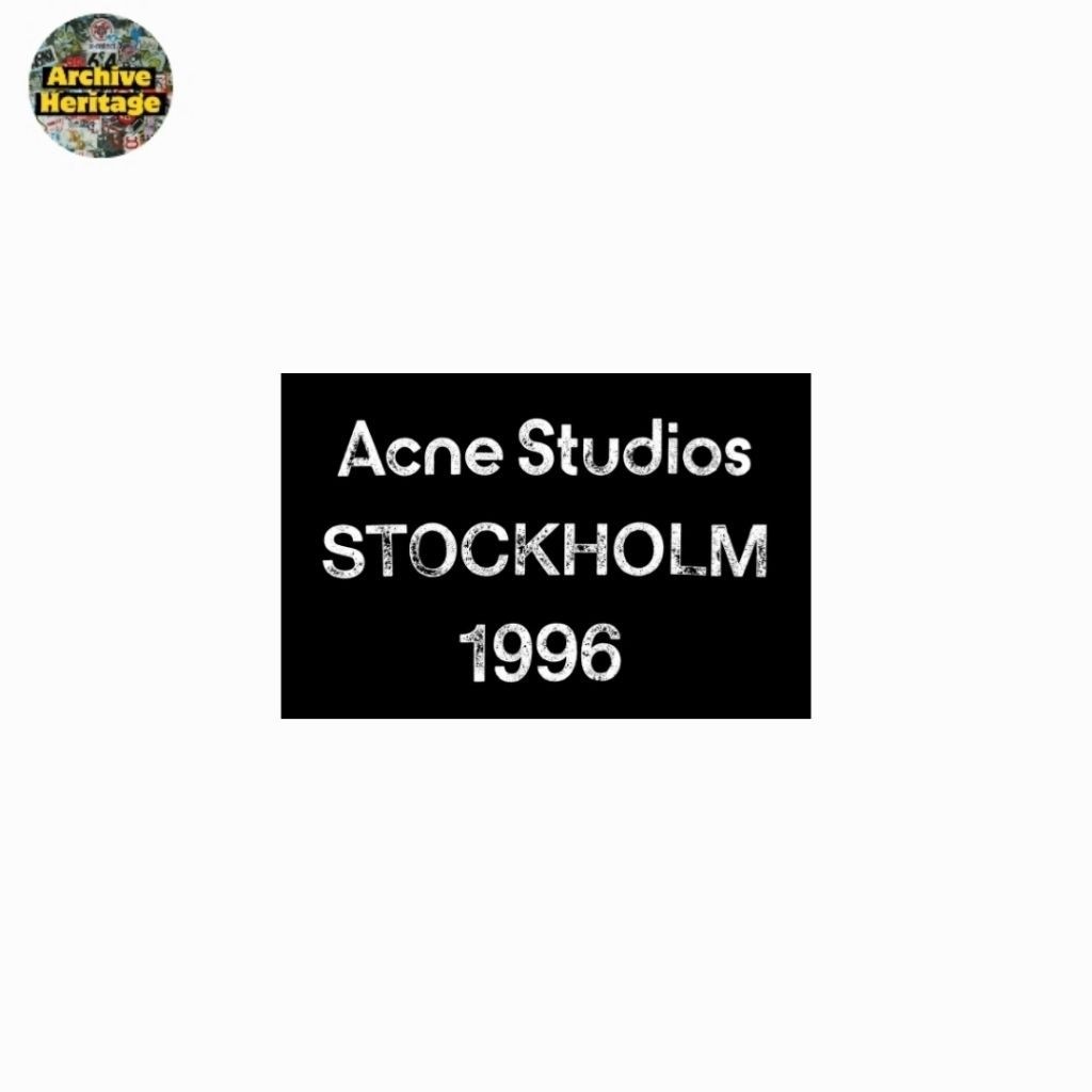 sticker Acne Studios Stockholm 1996 retro vintage stiker