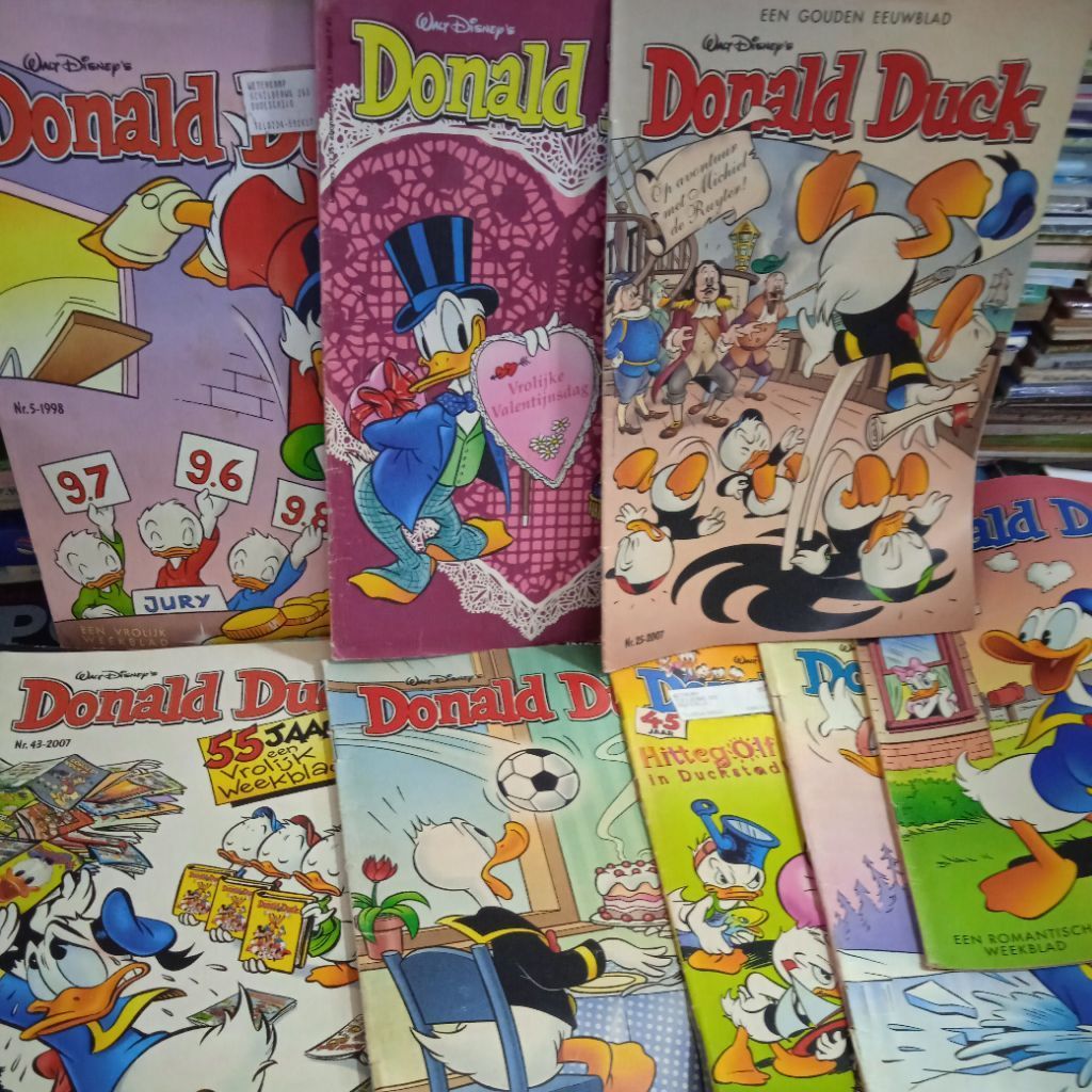 komik donal bebek bahasa belanda bekas original