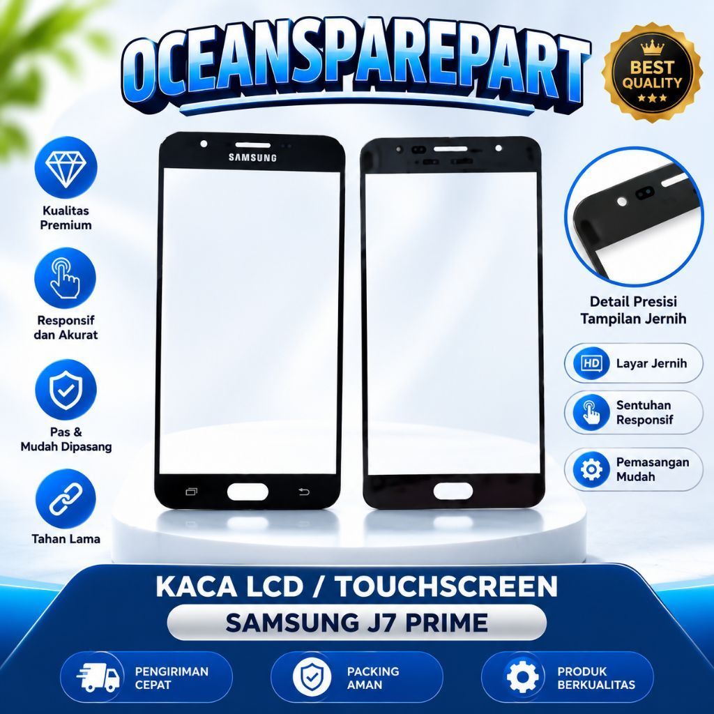 GLASS LCD - KACA TOUCHSCREEN SAMSUNG J7 PRIME - G610