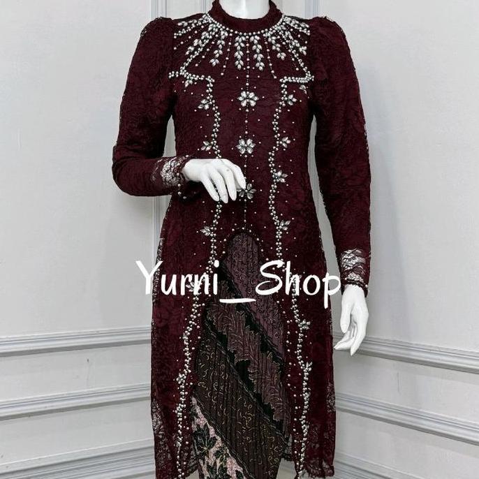 KEBAYA GLAMOR TUNIK GLAMOR PAYET MUTIARA TUNIK MEWAH KEBAYA TREN KEKINIAN 2026