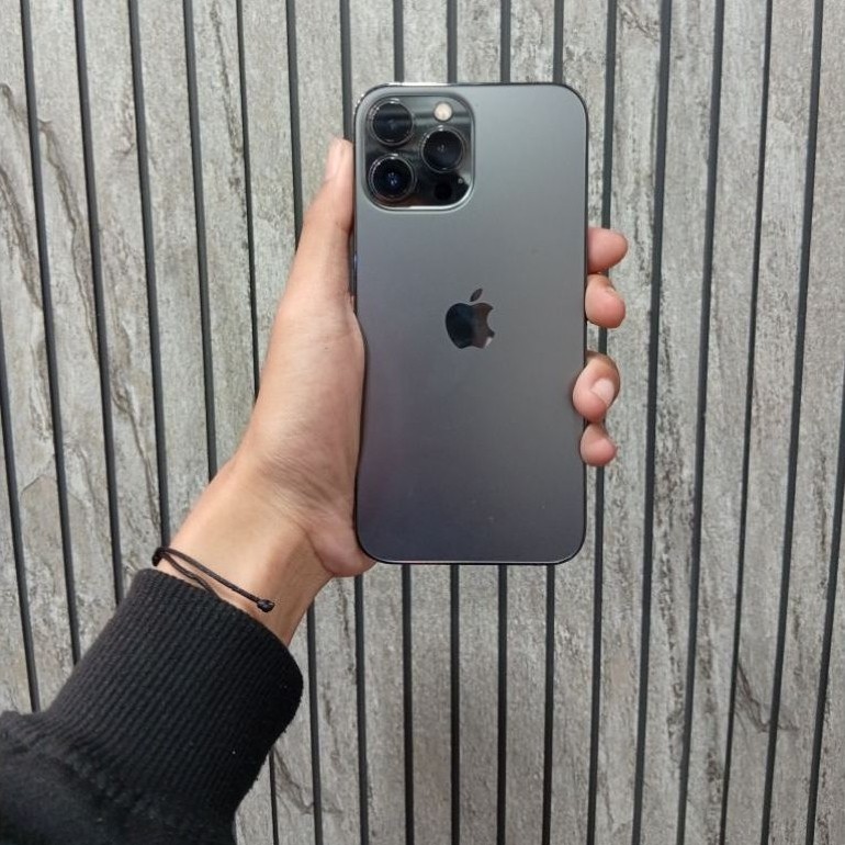 iPhone 13 Pro Max 256 iBox Second Original warna hitam
