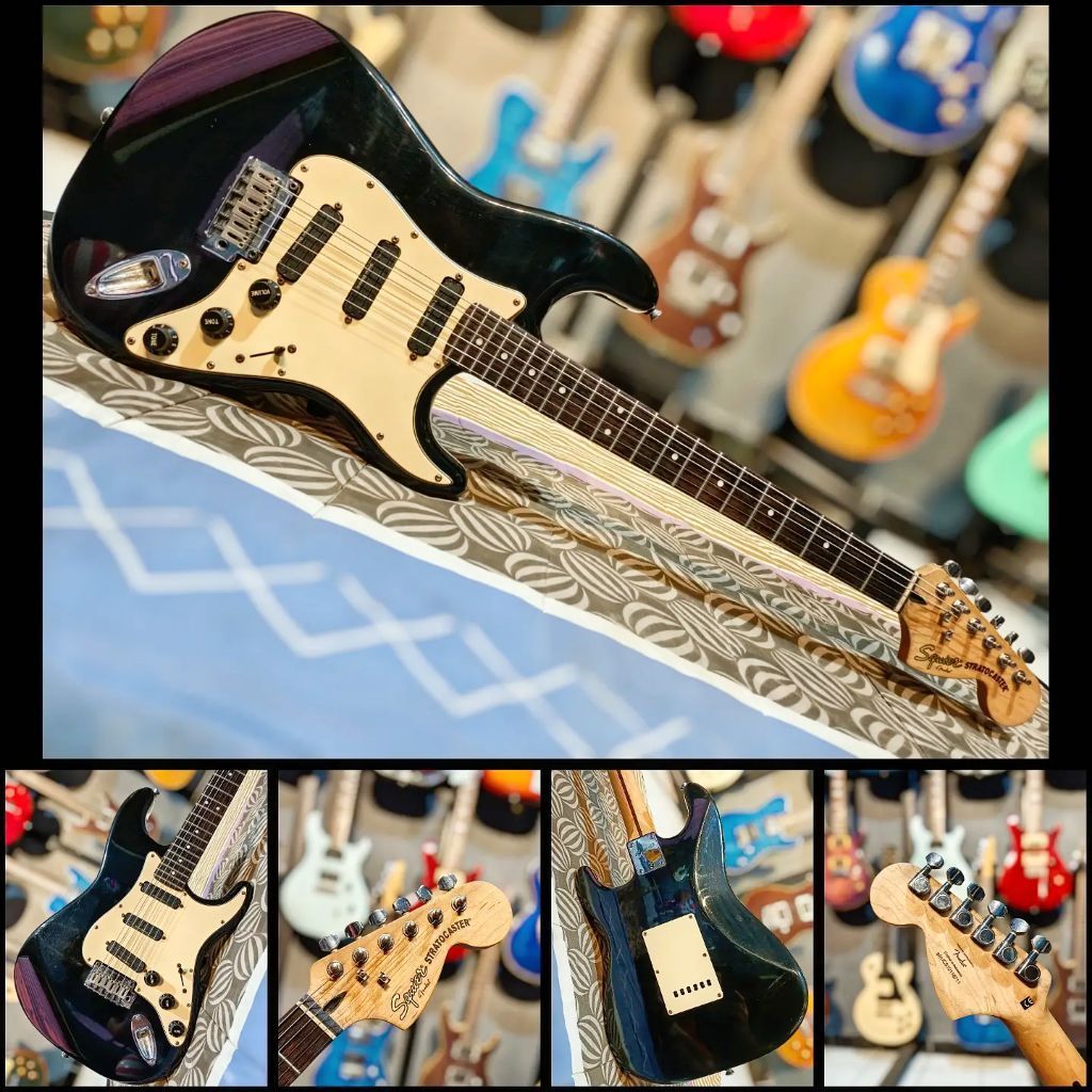 Gitar Squier by Fender Stratocaster Deluxe Hotrails Original