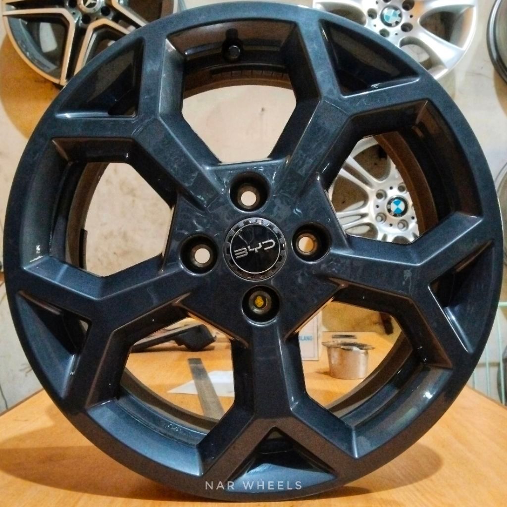 Velg Ori BYD ATTO1 R16 Pcd 4x100 Lebar Rata 6 inc ET45 By Dicastal Original China Grey Velg Mobil Ay