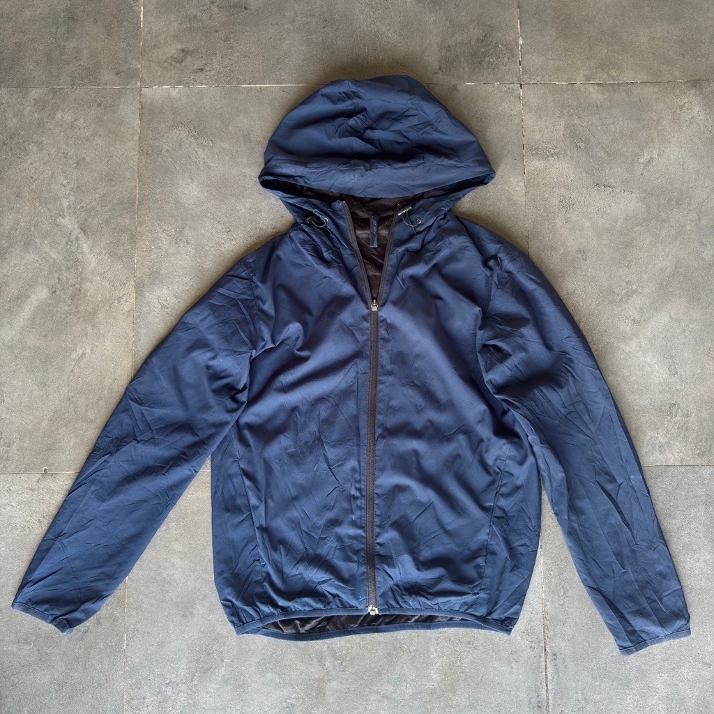 GU by Uniqlo Navy Hoodie Jacket Man