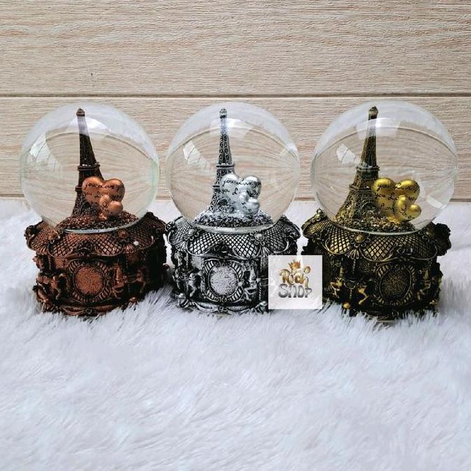 Prete - Kotak Musik Bola Salju Lampu Mermaid Snowball Waterball Snowglobe