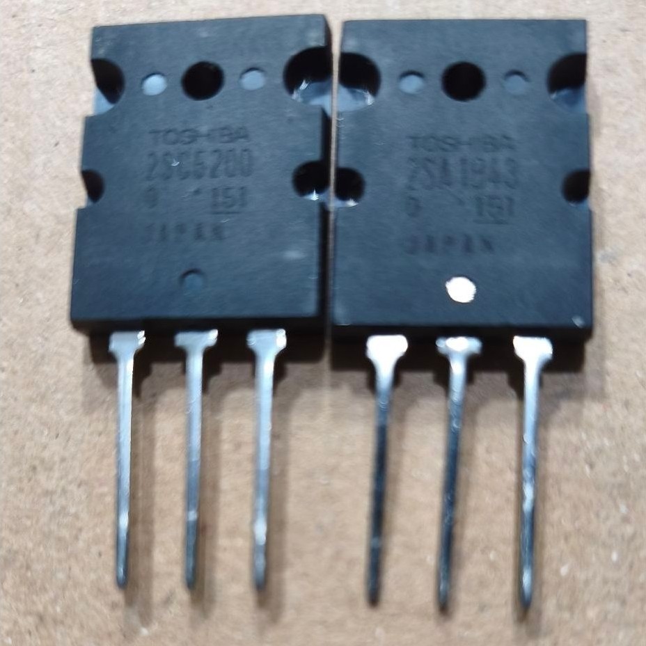 Transistor Final Toshiba 2SC5200 2SA1943 Original Japan TR Toshiba 5200 1943
