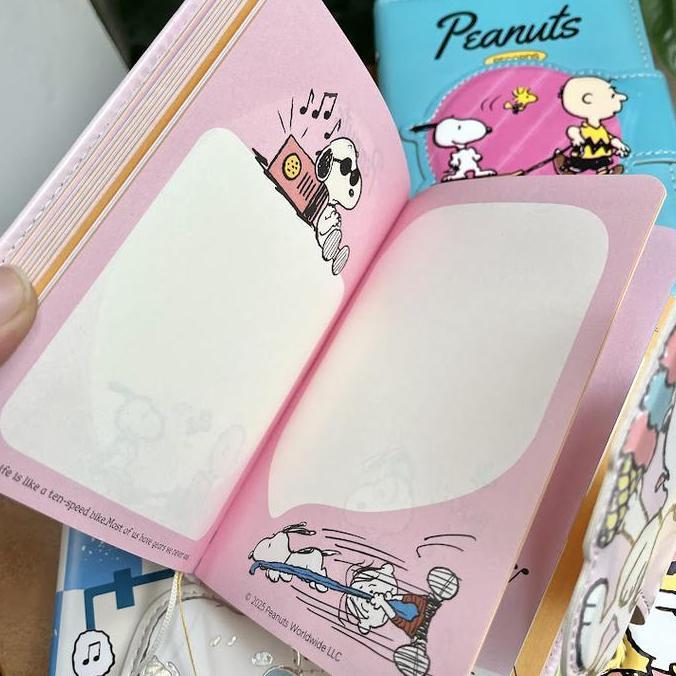 Notebook Binder A6 Buku Catatan Alat Tulis Perlengkapan Karakter HCS