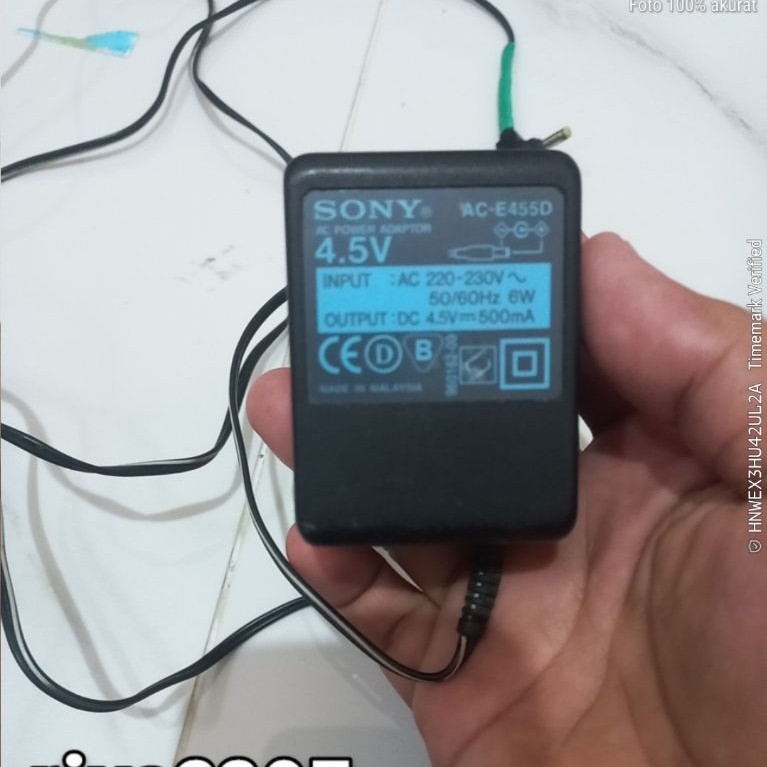 adaptor discman sony 4.5v - adaptor discman