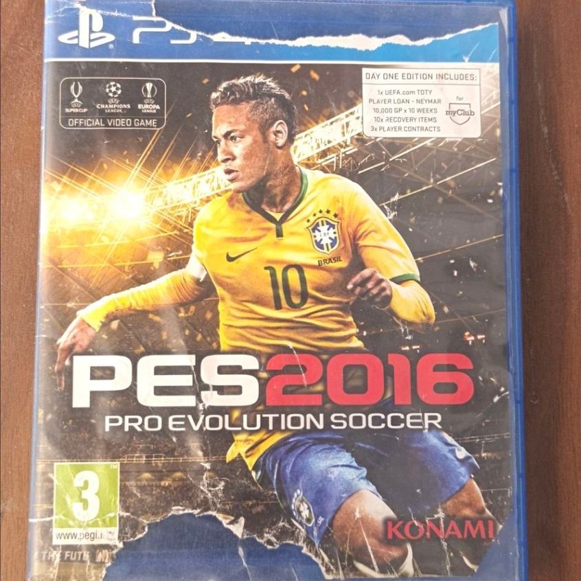 BD PS4 Bluray Disc PES 2016 anniversary 20 edition neymar Normal Work