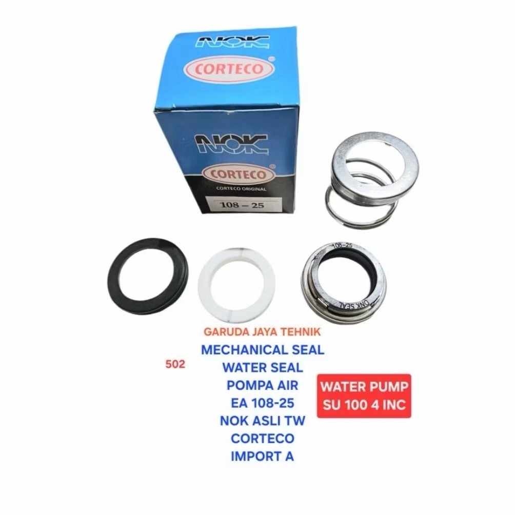 Mechanical seal water seal pompa air SU100 SU 100 108-25 NOK CORTECO asli TW import A. (502)