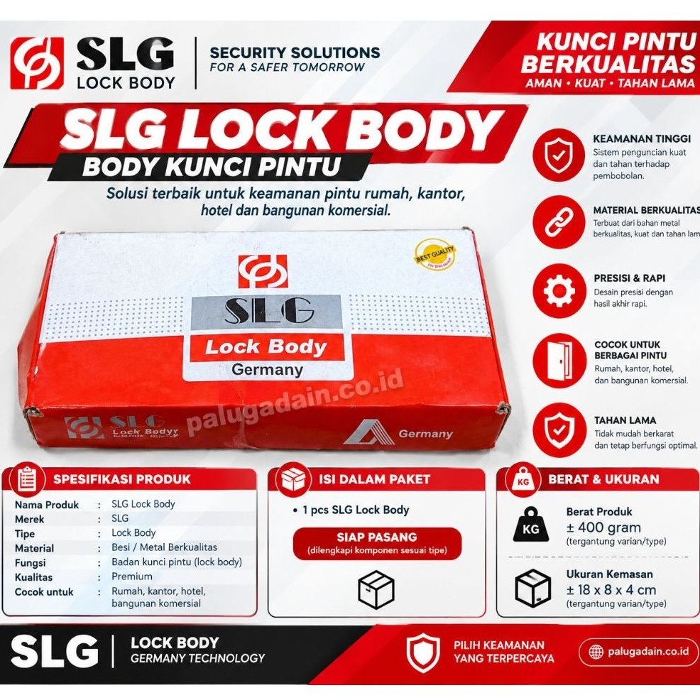 SLG Lock Body Germany – Body Kunci Pintu
