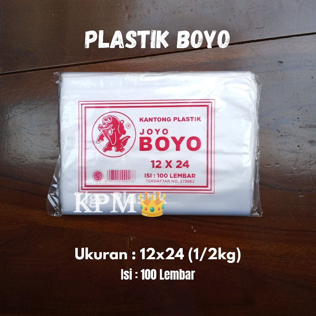 Plastik Boyo HDPE 12x24 [1/2 kg]