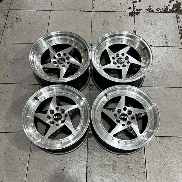 VELG CCW RING 16 PELEK MOBIL RACING R16 LEBAR 7,5/8,5 PCD 4X100/4X114.