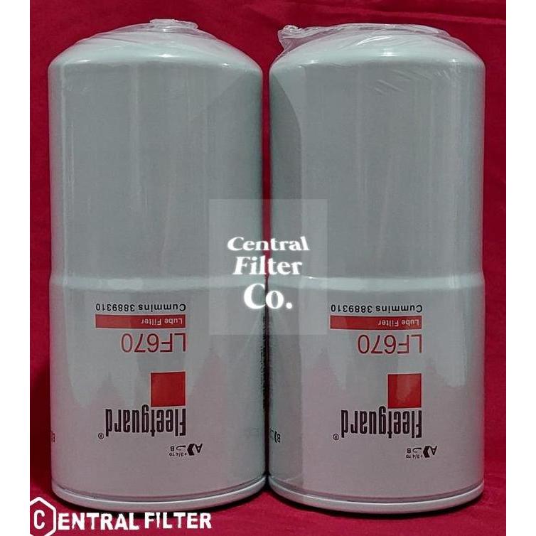 TERMURAH - LF670 / LF 670 / LF-670 Oil Filter Fleetguard