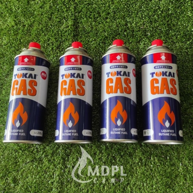 Gas kaleng portable, kaleng gas isi, gas kaleng camping