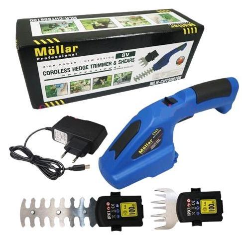 NEW MOLLAR CHTS08100 Cordless Hedge Trimmer Mesin Potong Rumput