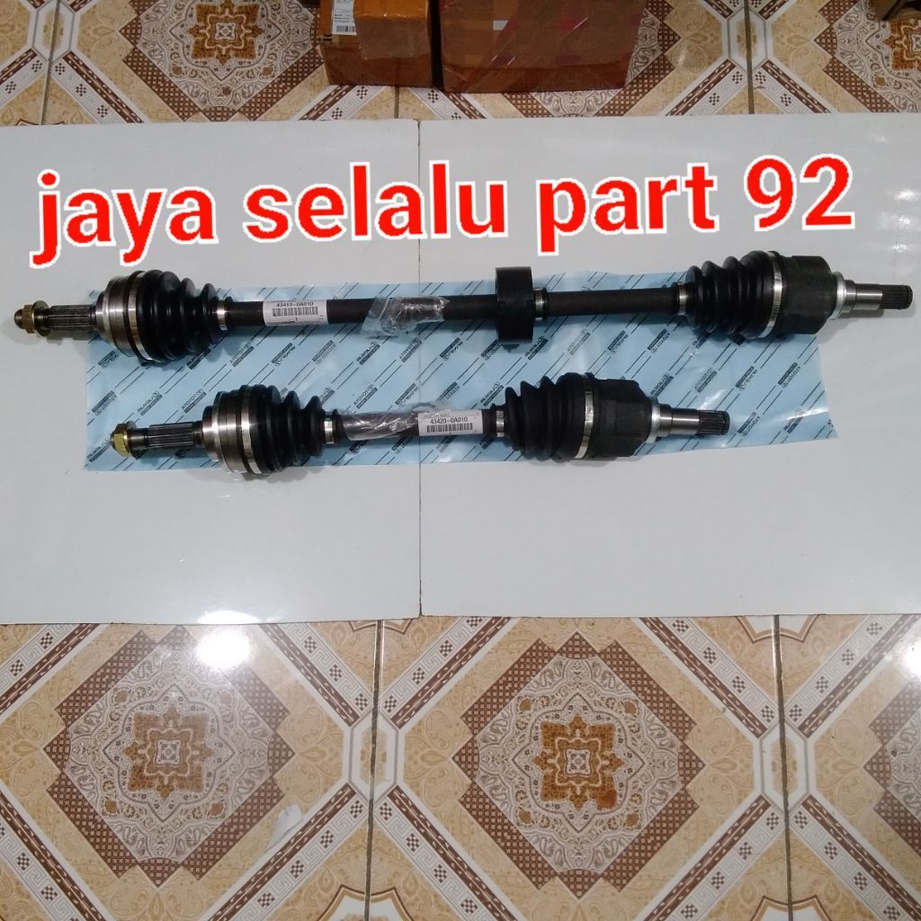 DRIVE SHAFT ASSY CV JOINT AS RODA DEPAN SOLUNA 1SET ORIGINAL