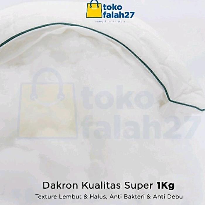 Dakron Silikon Grade A / 1 kg Bantal Kain - Dakron Grade A, Dakron 1 kg