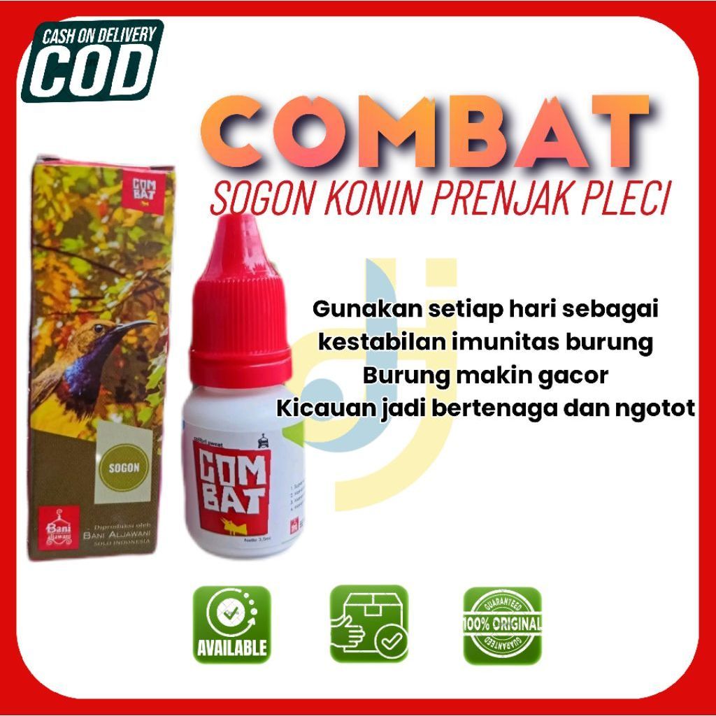 COMBAT SOGON KONIN PRENJAK PLECI vitamin semua burung