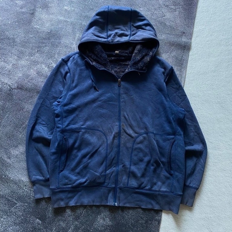 Hoodie Ziper Sherpa Second