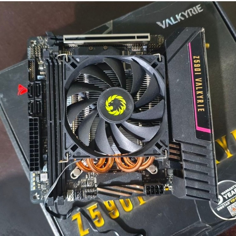 Z590i Mini ITX + Core i5 11400 + Cooler Paket Motherboard Mini PC ITX SFX
