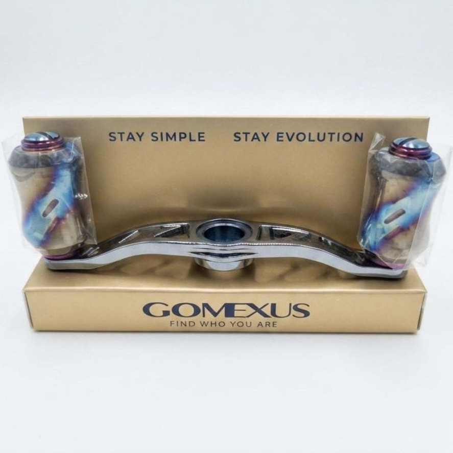Gomexus 100mm Handle Reel Pancing Bc Bahan Titanium