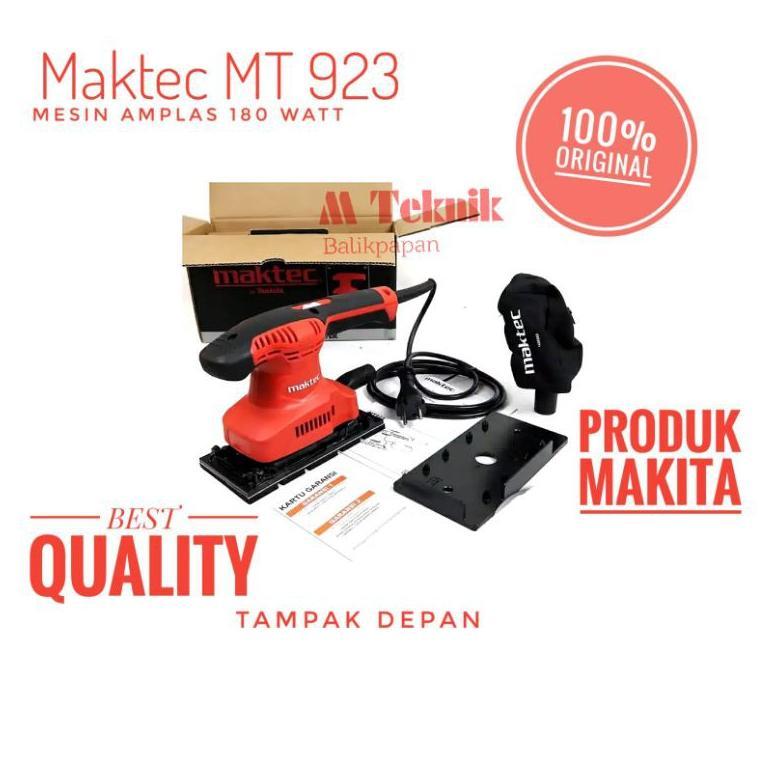Mesin amplas kayu Maktec MT 923 180 watt finishing sander maktec mt923