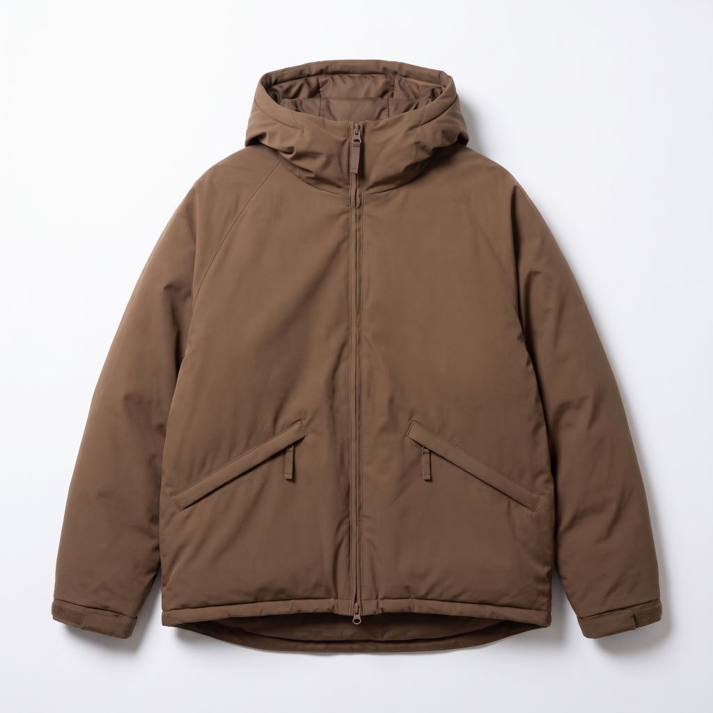 Uniqlo by GU Seamless Heat Padded Parka Water-Resistant Brown - Preloved Size - S