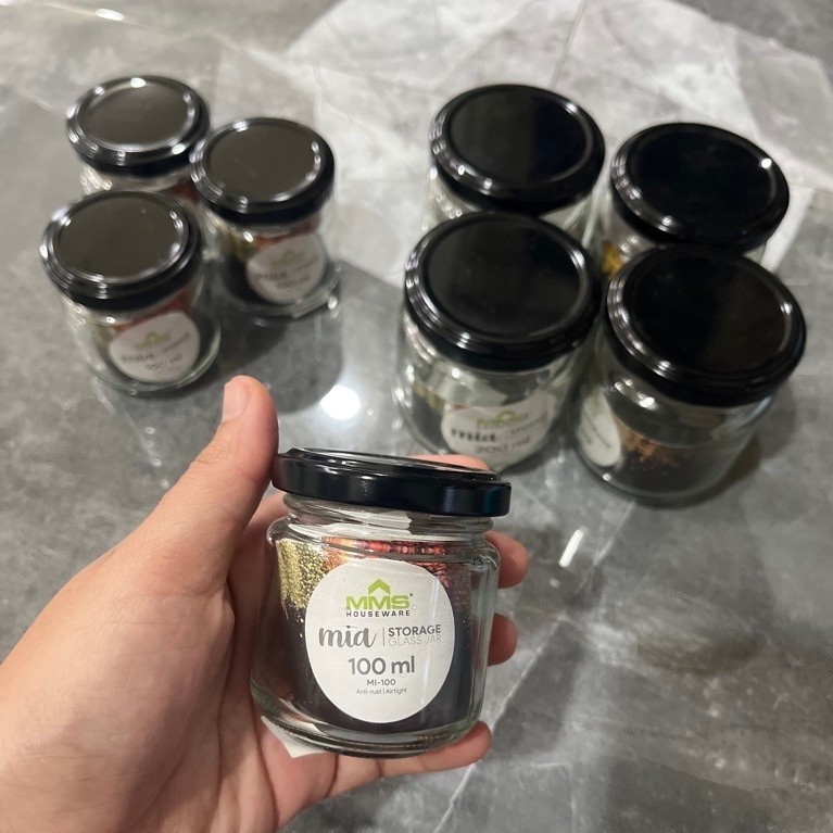Toples Kaca Jar Kaca Toples Bumbu Toples Merica Toples Kaca Mini