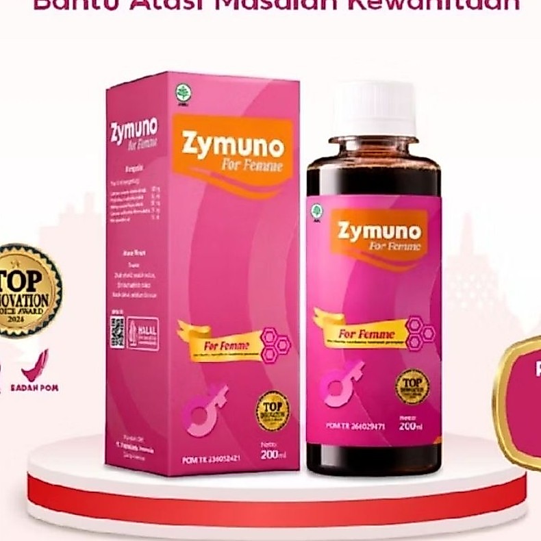 Zymuno For Femme Minuman Wanita 200 ml Sari Kurma Daun Kelor Buah Zuriat Kunyit
