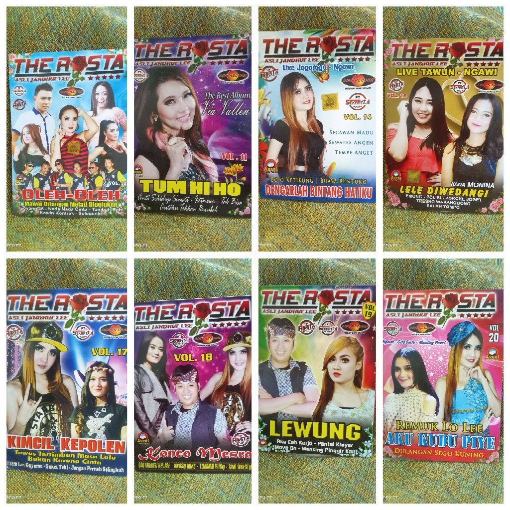 KASET VCD THE ROSTA 8 MACAM VOL 4 RANDOM