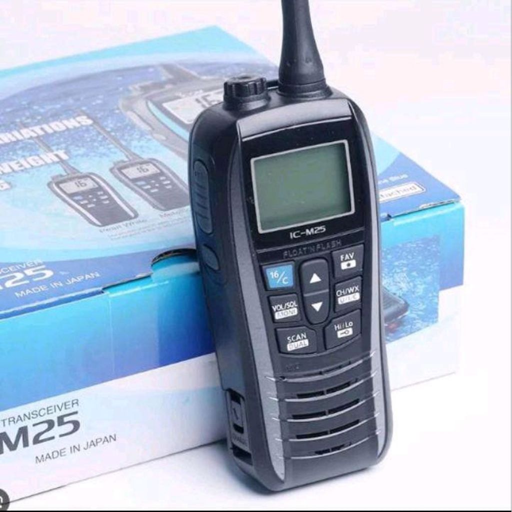 ICOM IC M25 VHF MARINE WATERPROF IC M25 HT ICOM