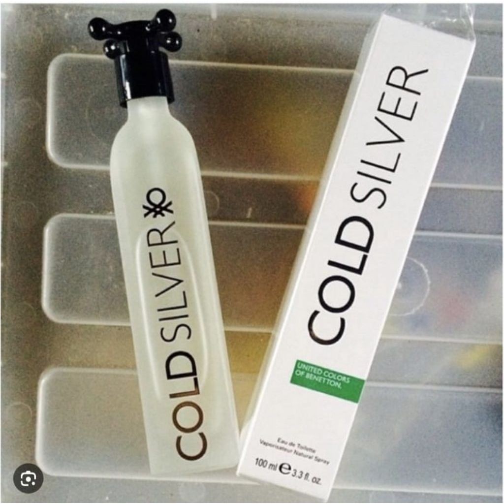 Parfum Benetton Cold Silver 100ml /original reject eropa