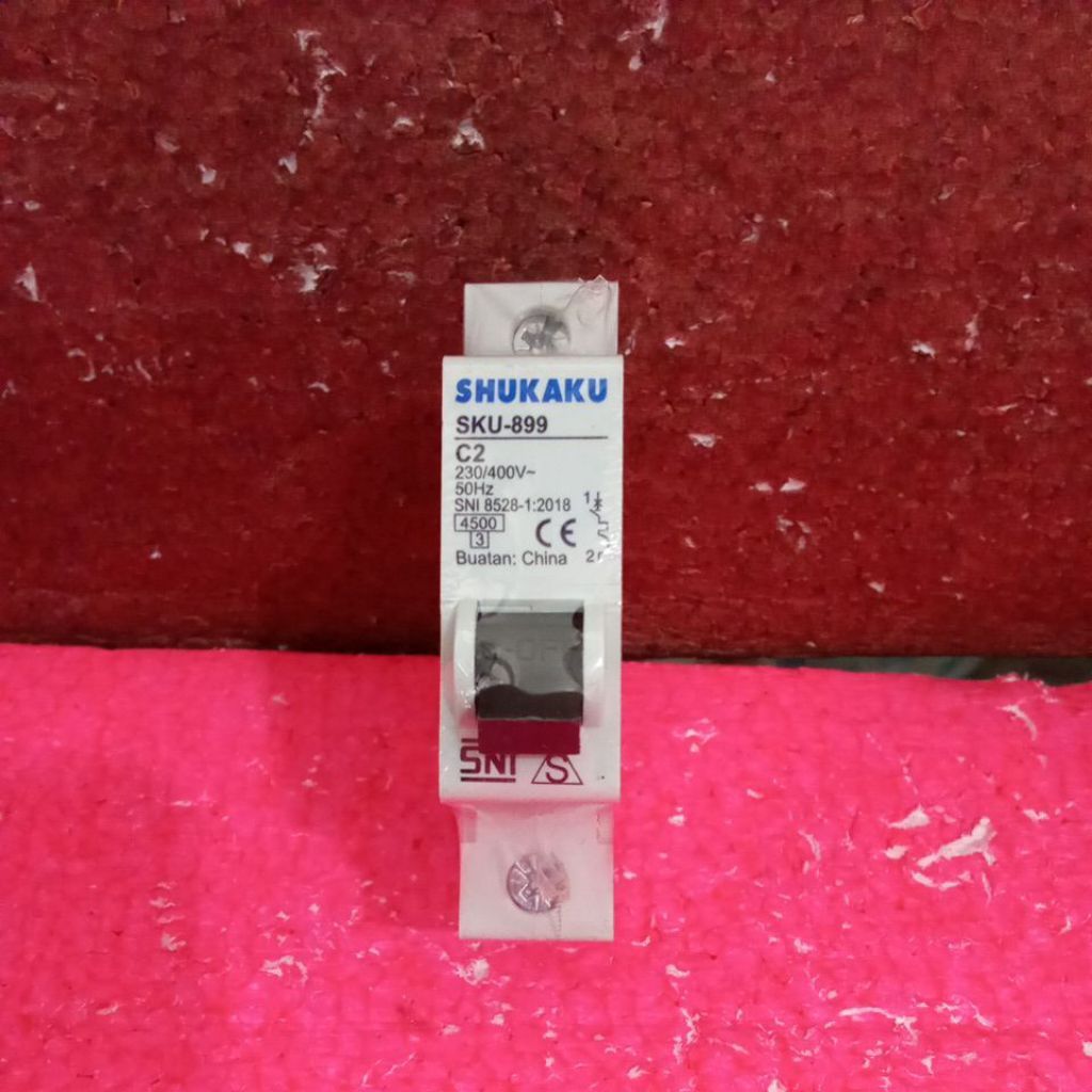 MCB SHUKAKU 1P 2A HITAM MCB SHUKAKU