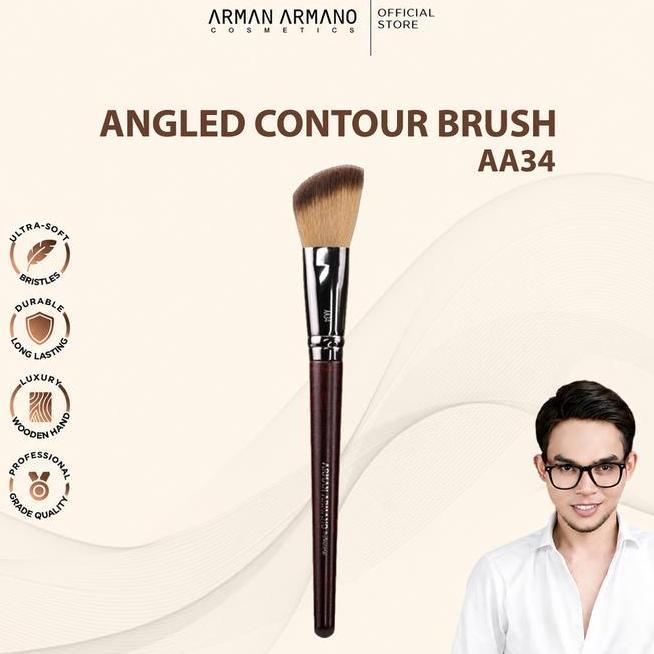 Angled Contour Brush Arman Armano Kuas Contour Miring Kuas Shading Pipi Omendasi Kuas Contour Hidung