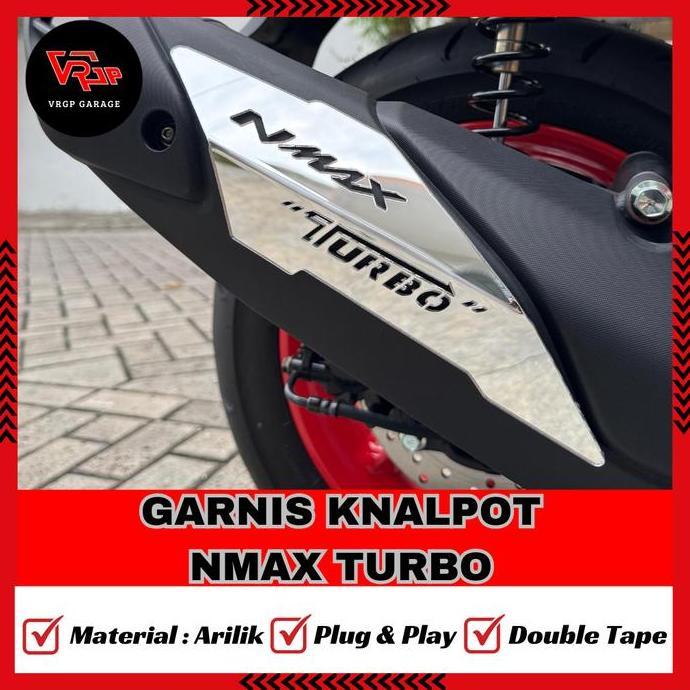 VRGP GARNIS KNALPOT NMAX TURBO/ COVER KNALPOT NMAX TURBO/ AKSESORIS NMAX TERMURAH