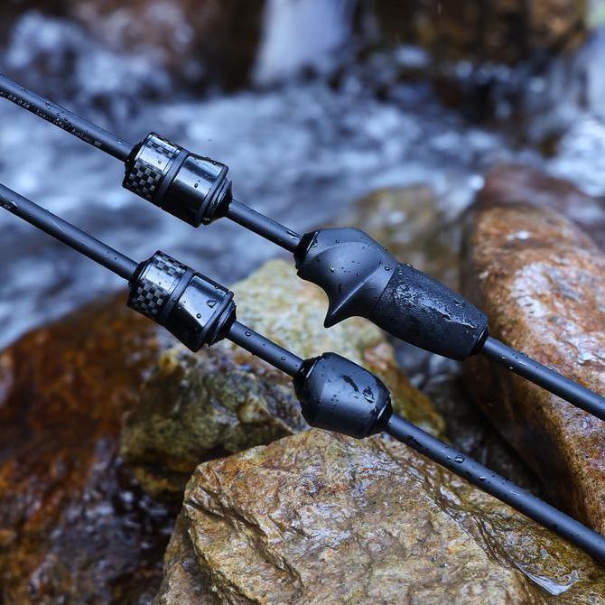 TERBARU - Sougayilang 1.8M UL Solid Spinning/Pour Fishing Rod UL Fishing Rod Max Drag 8kg 2 Sections