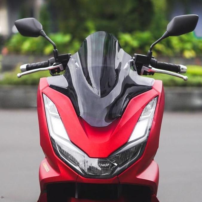 VISOR PCX 160 JENONG, WINDSHIELD PCX 160 JENONG MOTORCYCLE - TIDAK COCOK UNTUK PCX 2025 BARU