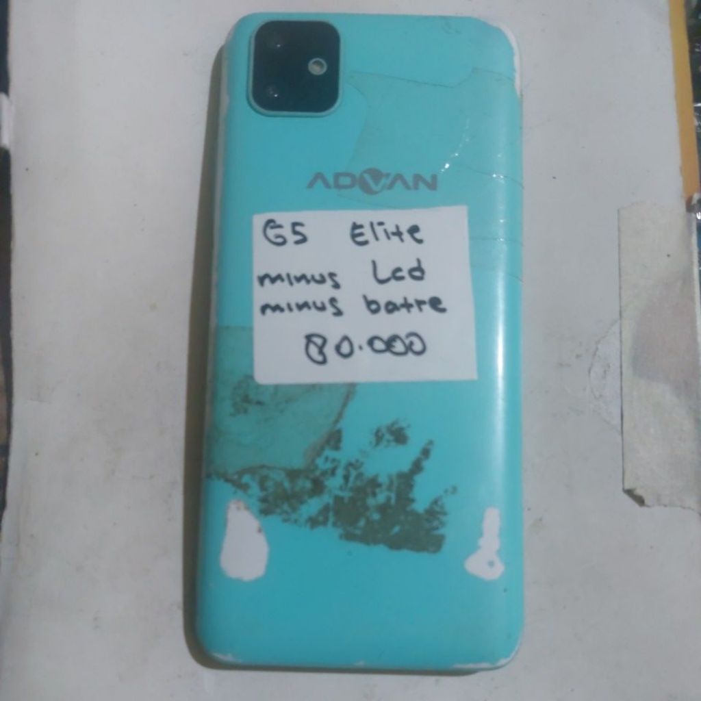 Advan G5 Elite kondisi mesin nyala minus Layar & Baterai