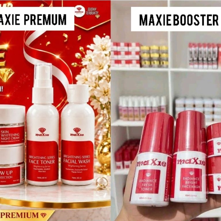 Maxie skincare/maxie glow skincare/maxie premium/maxie booster original bpom