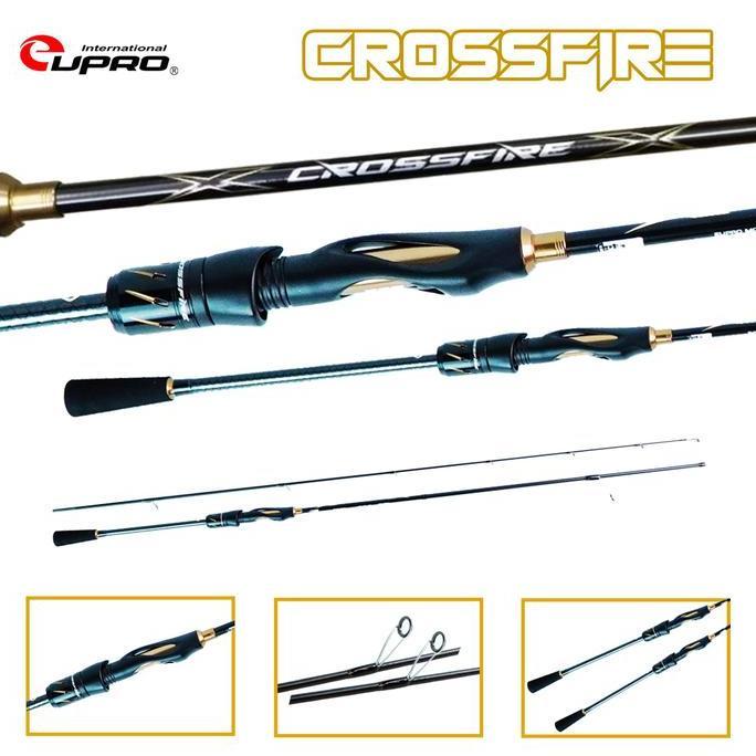 EUPRO Joran Pancing Spinning CROSSFIRE 662 - 702 Carbon Solid Material Graphite Lite 24 XSB Blank Jo