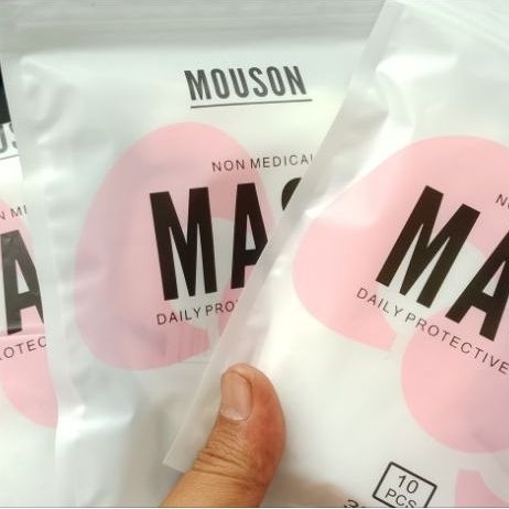 Masker Anak Mouson non Medical mask 3D cat isi 10 pcs