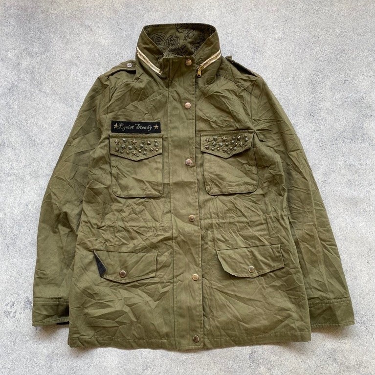 Parka Jacket Army Canvas
