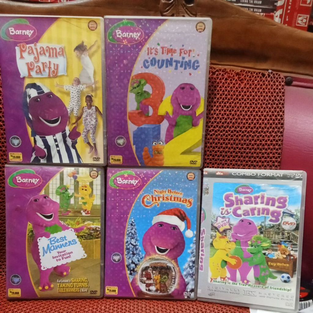 DVD BARNEY DIJUAL SATUAN, BEBAS PILIH JUDUL,100% ORIGINAL