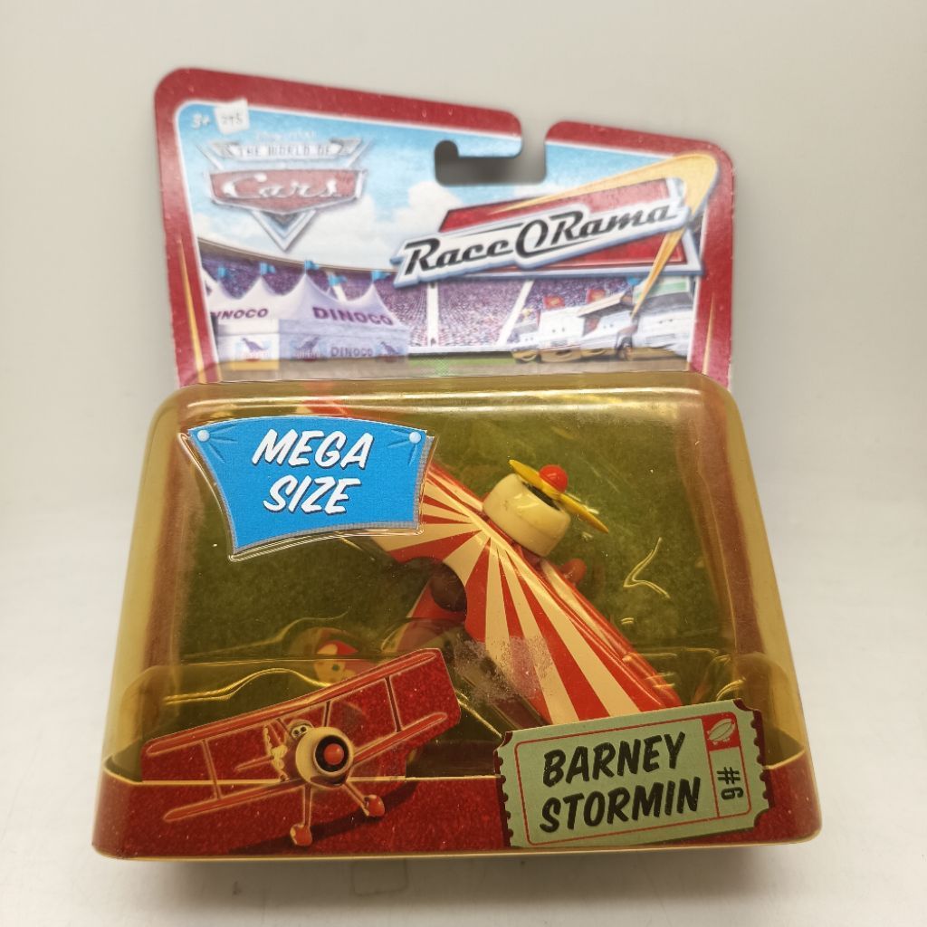 Disney Pixar The World of Cars Race Orama Mega Size Barney Stormin mattel