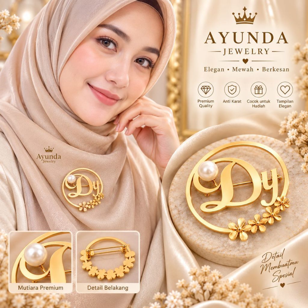 Bros custom nama bros wanita titanium