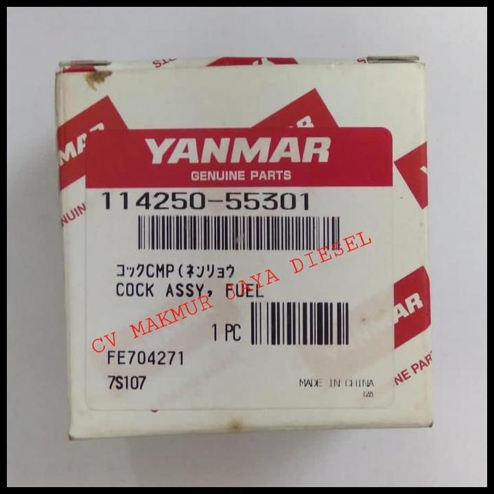 TERBARU FUEL COCK ASSY L40 114250-55301 YANMAR 
